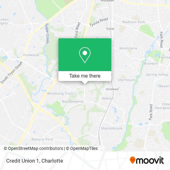 Credit Union 1 map