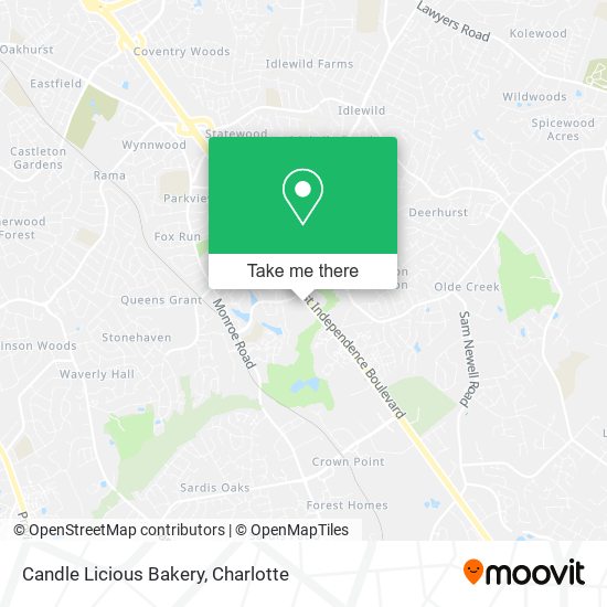 Candle Licious Bakery map