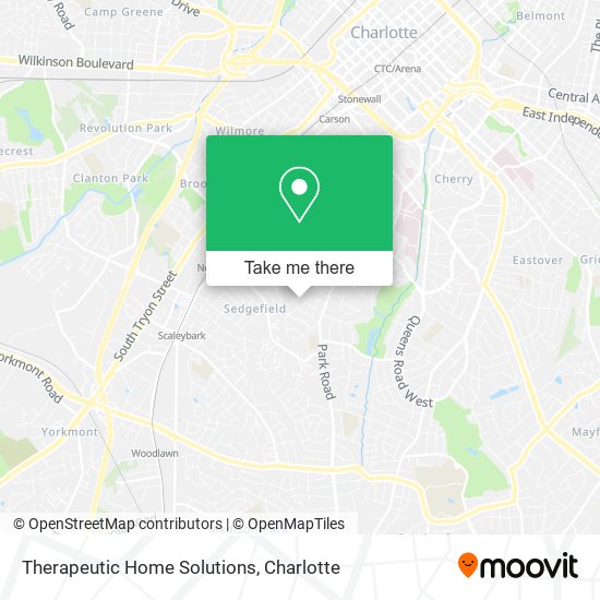 Therapeutic Home Solutions map