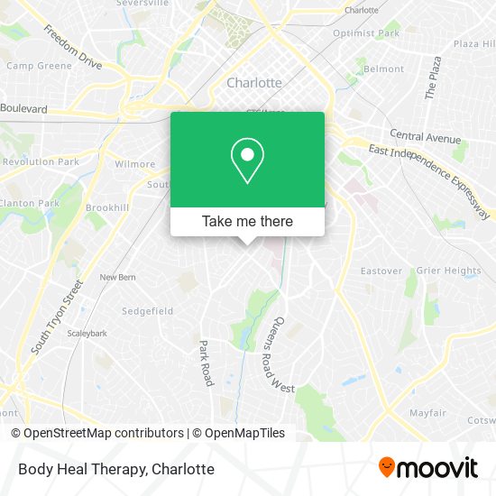 Body Heal Therapy map