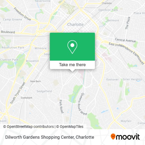 Dilworth Gardens Shopping Center map