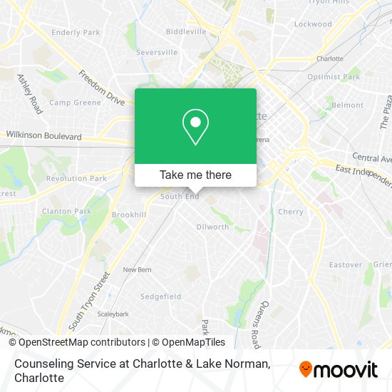 Counseling Service at Charlotte & Lake Norman map