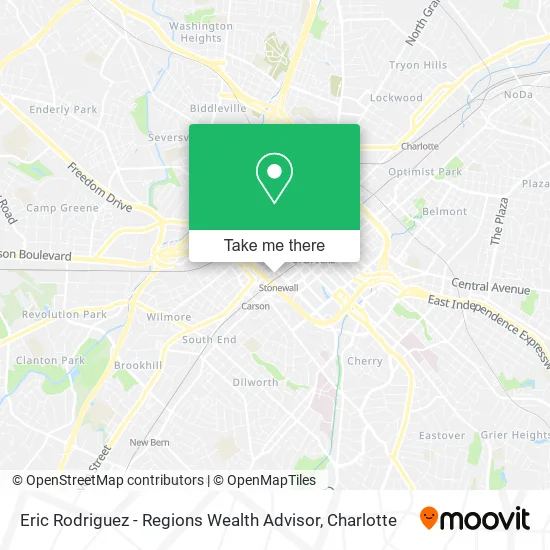 Eric Rodriguez - Regions Wealth Advisor map