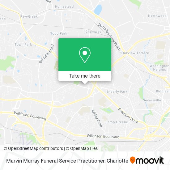 Marvin Murray Funeral Service Practitioner map