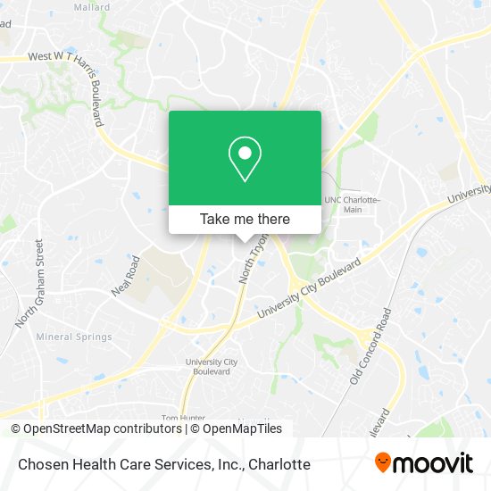 Mapa de Chosen Health Care Services, Inc.