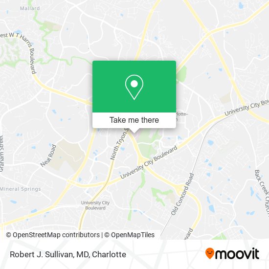 Mapa de Robert J. Sullivan, MD