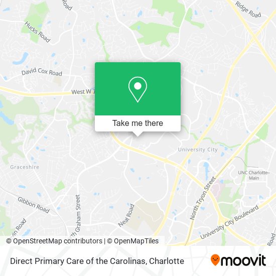 Mapa de Direct Primary Care of the Carolinas