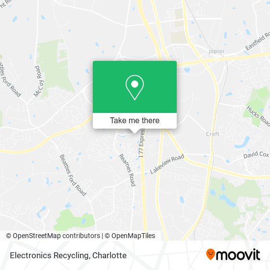 Electronics Recycling map