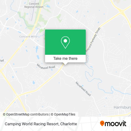 Mapa de Camping World Racing Resort