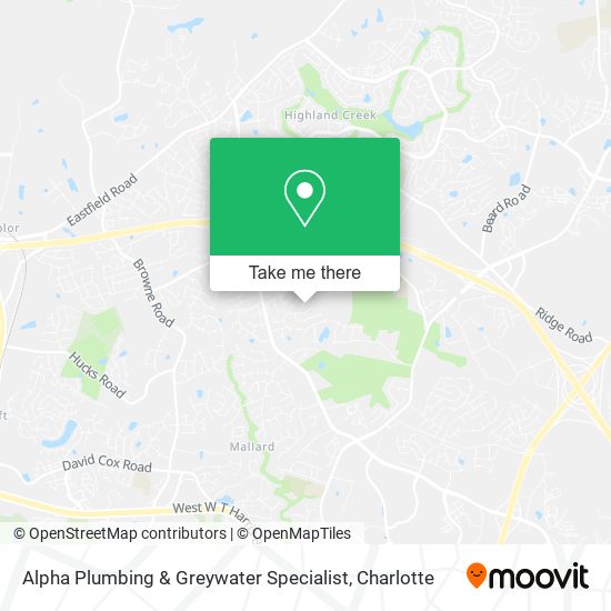 Alpha Plumbing & Greywater Specialist map