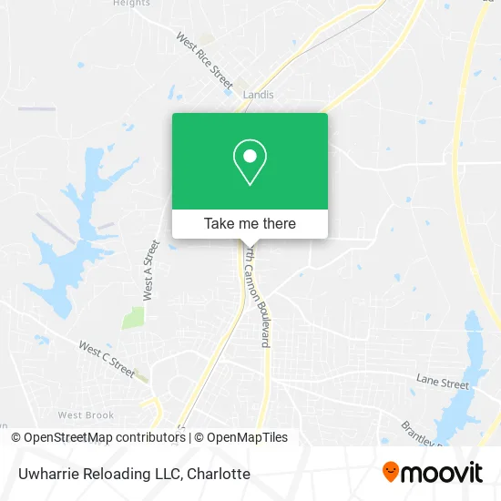 Uwharrie Reloading LLC map