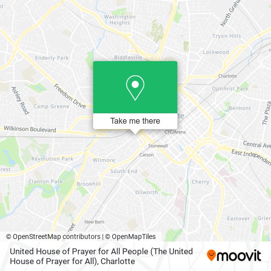 United House of Prayer for All People map