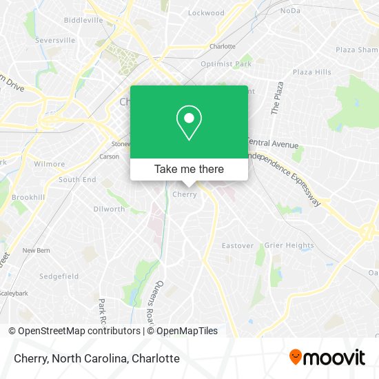 Cherry, North Carolina map