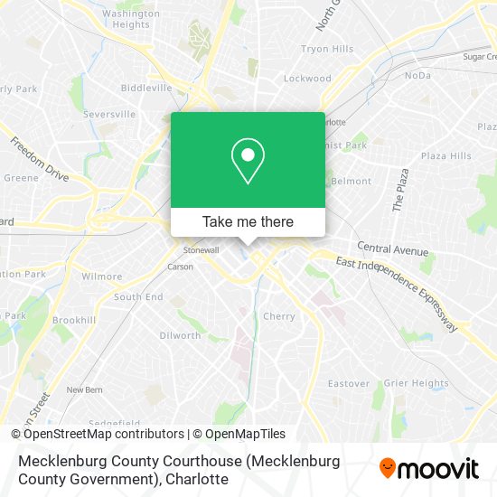 Mecklenburg County Courthouse (Mecklenburg County Government) map