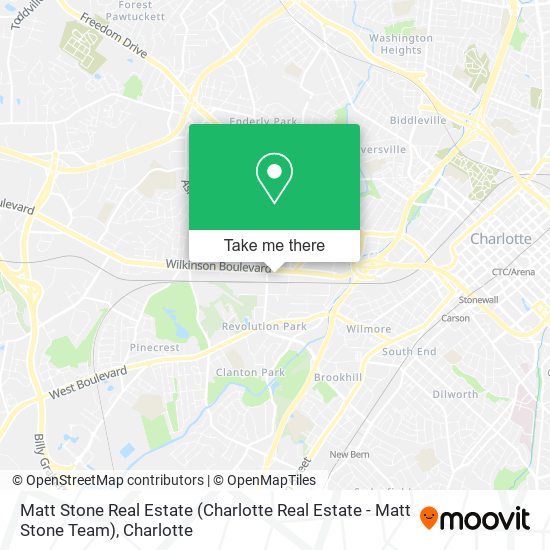 Matt Stone Real Estate (Charlotte Real Estate - Matt Stone Team) map