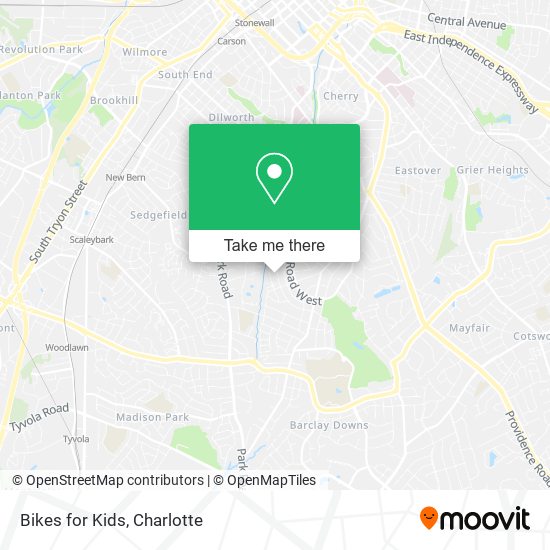 Bikes for Kids map