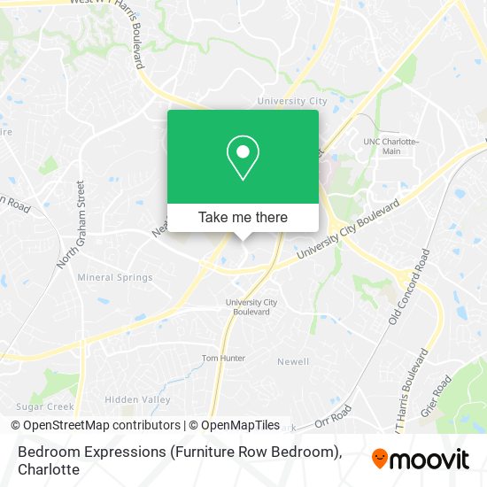 Bedroom Expressions (Furniture Row Bedroom) map