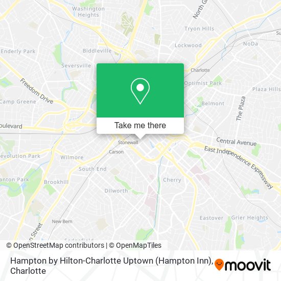 Mapa de Hampton by Hilton-Charlotte Uptown (Hampton Inn)