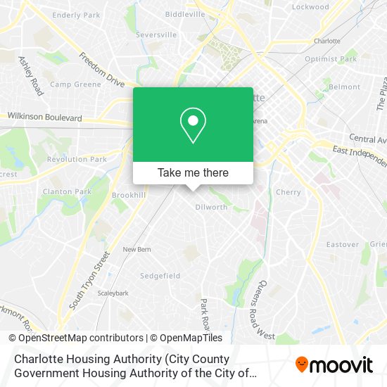 Charlotte Housing Authority (City County Government Housing Authority of the City of Charlotte) map