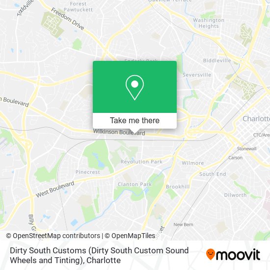 Dirty South Customs (Dirty South Custom Sound Wheels and Tinting) map