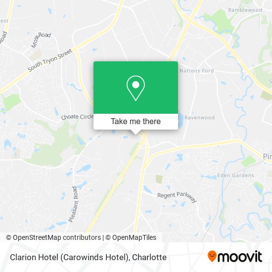 Clarion Hotel (Carowinds Hotel) map
