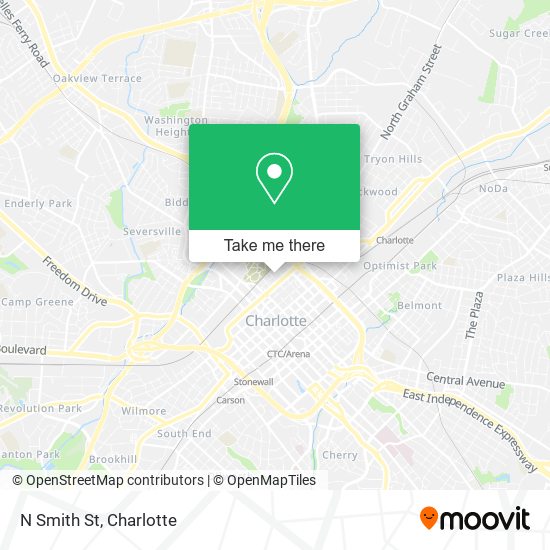 Mapa de N Smith St