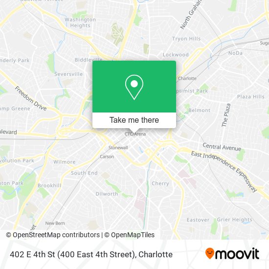 402 E 4th St (400 East 4th Street) map