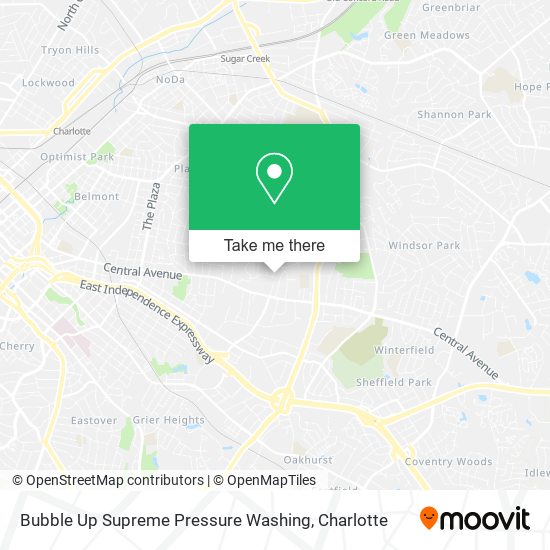 Bubble Up Supreme Pressure Washing map