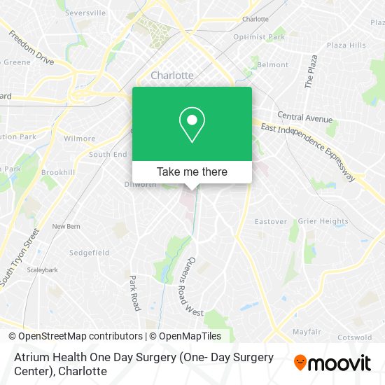 Atrium Health One Day Surgery (One- Day Surgery Center) map