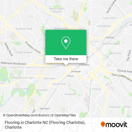 Flooring in Charlotte NC (Flooring Charlotte) map
