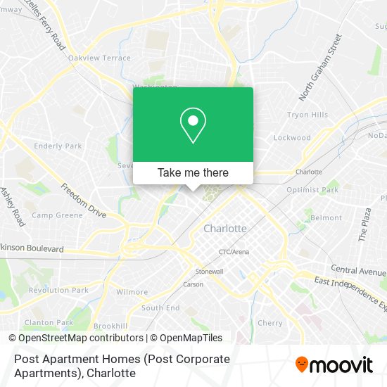Post Apartment Homes (Post Corporate Apartments) map