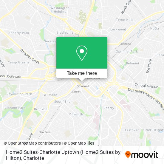 Home2 Suites-Charlotte Uptown (Home2 Suites by Hilton) map