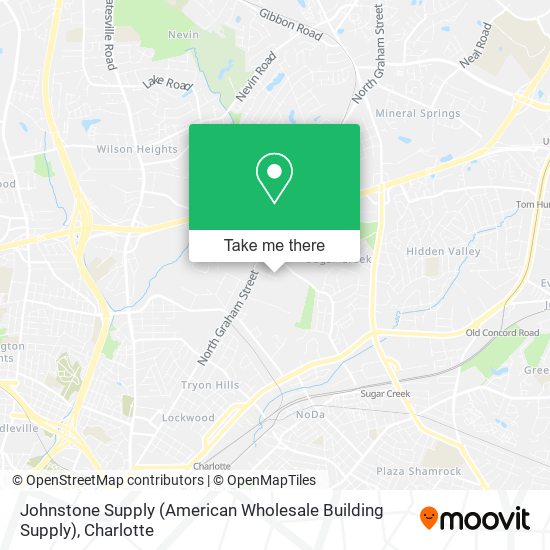 Johnstone Supply (American Wholesale Building Supply) map