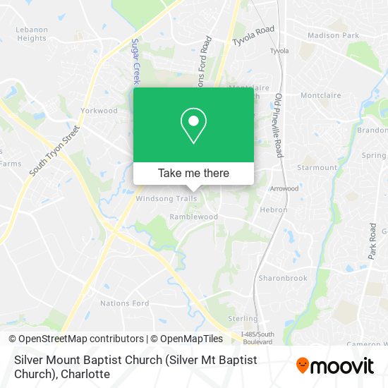 Silver Mount Baptist Church map