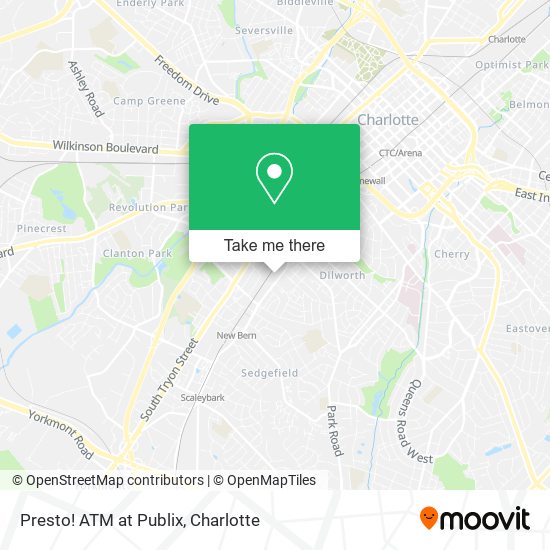 Mapa de Presto! ATM at Publix