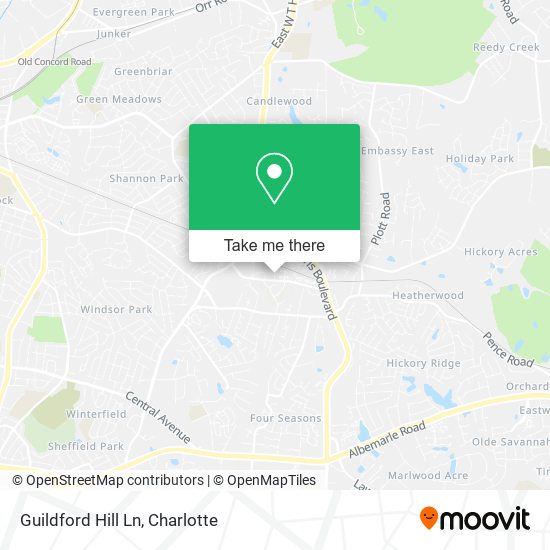 Guildford Hill Ln map