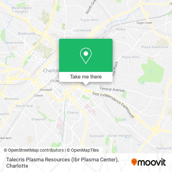 Talecris Plasma Resources (Ibr Plasma Center) map
