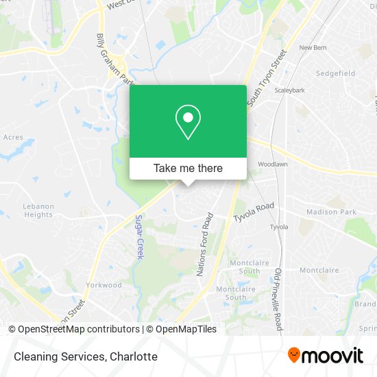 Cleaning Services map