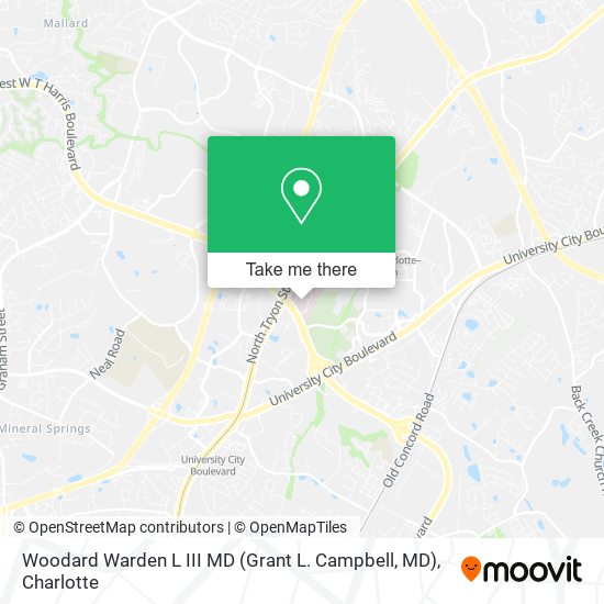 Woodard Warden L III MD (Grant L. Campbell, MD) map