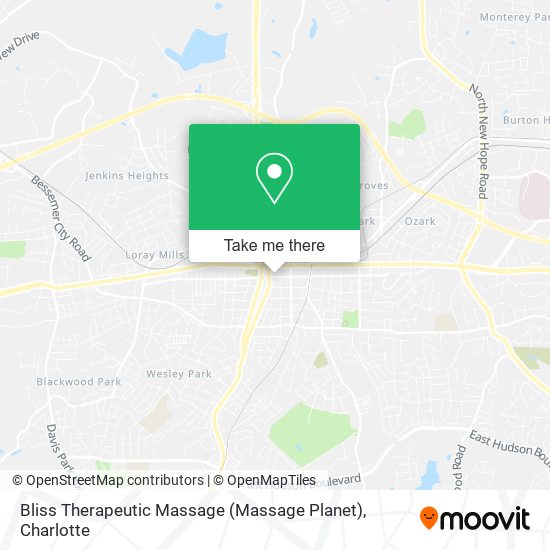 Bliss Therapeutic Massage (Massage Planet) map