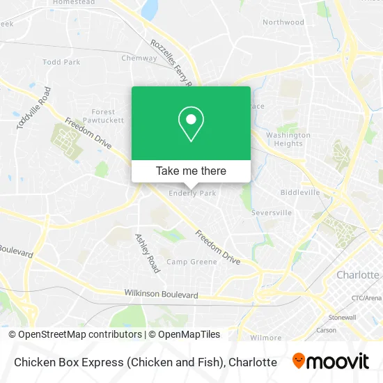 Chicken Box Express (Chicken and Fish) map