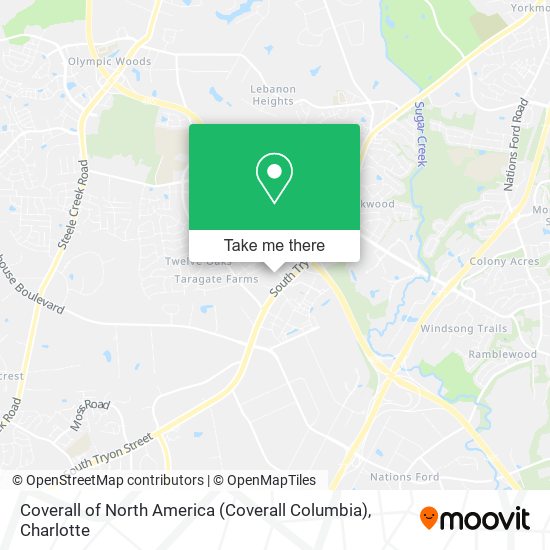 Mapa de Coverall of North America (Coverall Columbia)