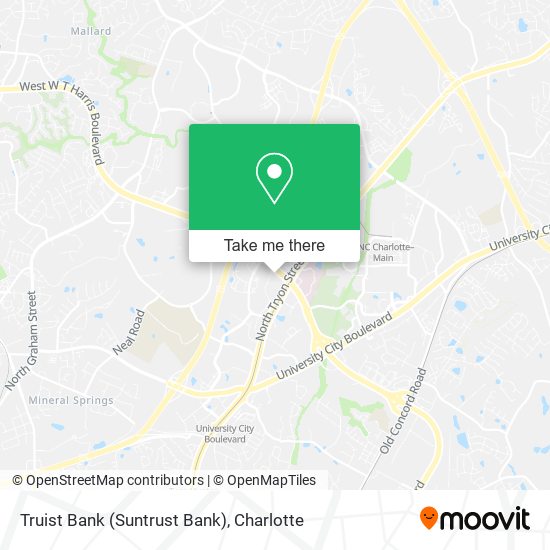 Truist Bank (Suntrust Bank) map