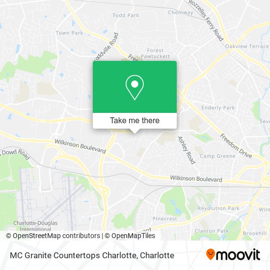 Mapa de MC Granite Countertops Charlotte