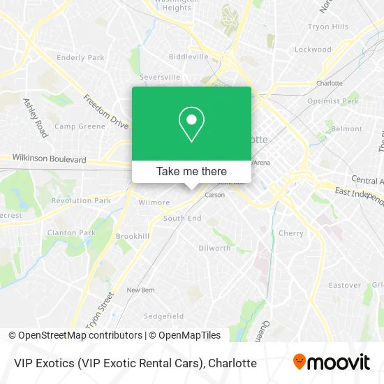 Mapa de VIP Exotics (VIP Exotic Rental Cars)