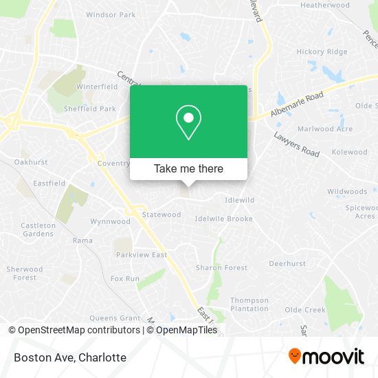 Boston Ave map