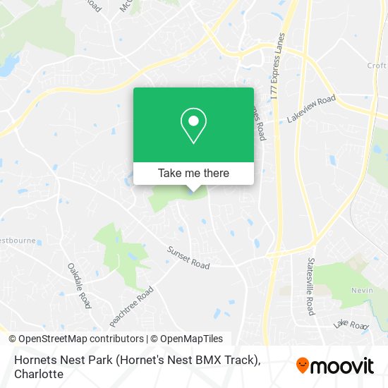 Hornets Nest Park (Hornet's Nest BMX Track) map