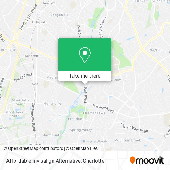 Affordable Invisalign Alternative map