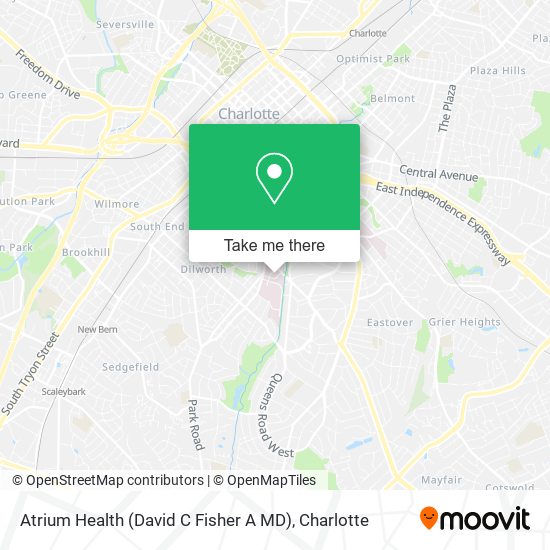 Atrium Health (David C Fisher A MD) map