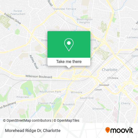 Mapa de Morehead Ridge Dr